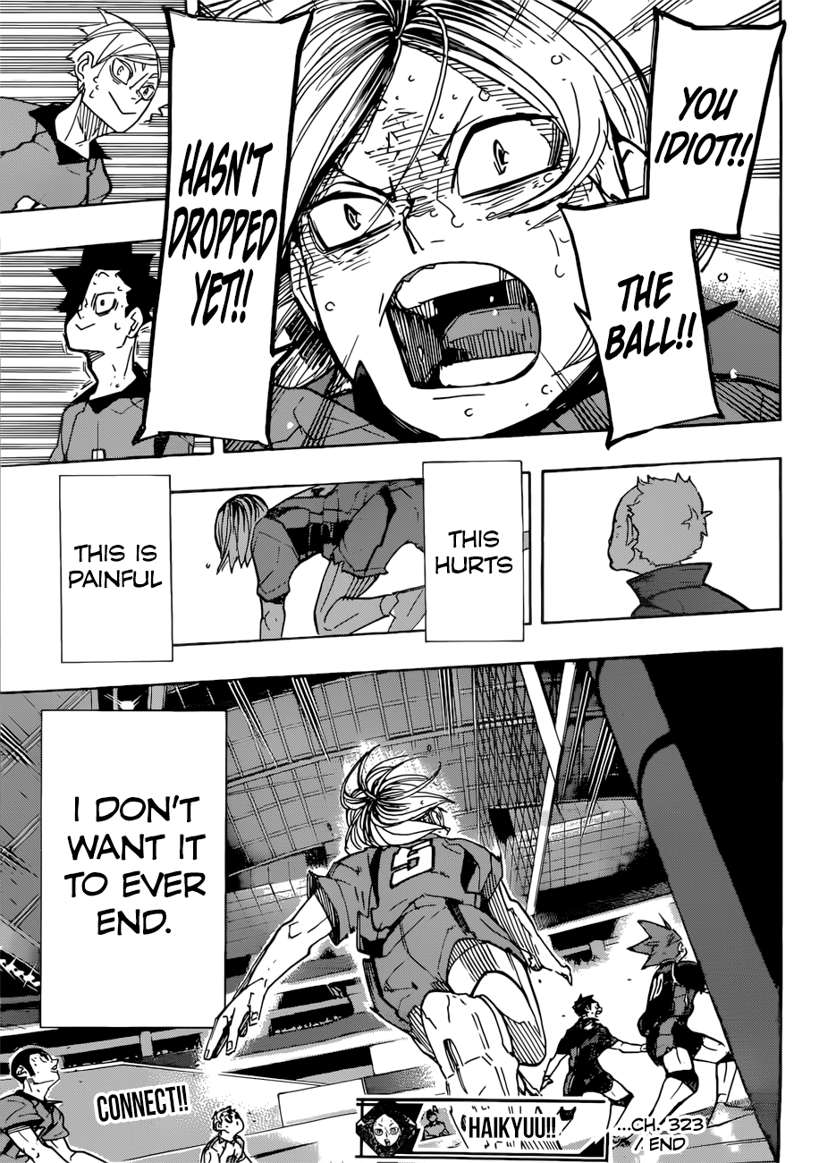 Haikyuu!!, Chapter 323 image 17